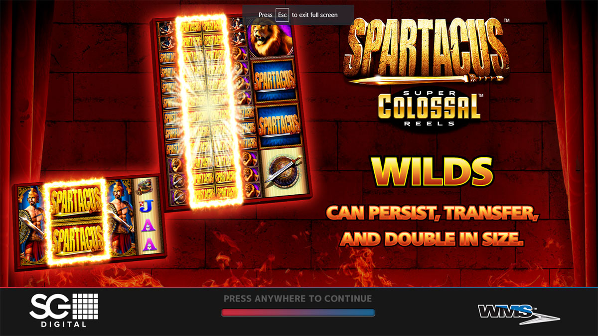  Spartacus Super Colossal Reels